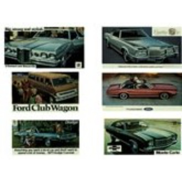 JL Innovative 273 - Auto Sign for Billboards 70's (6) - HO Scale